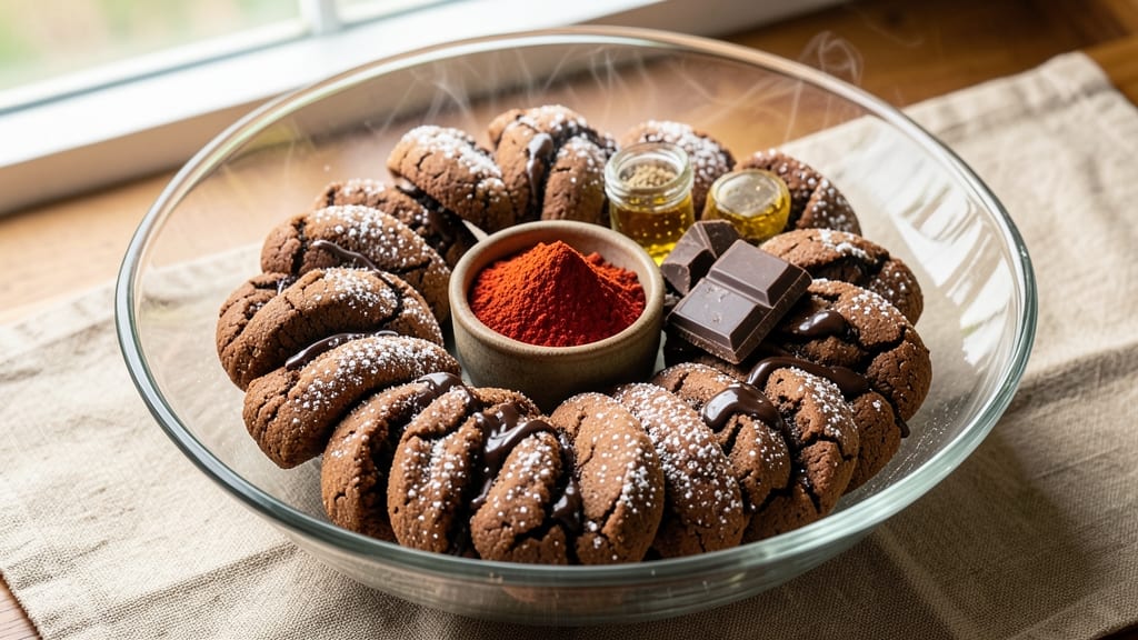 Chili Chocolate Cookies Recipe: Spiced Heat and Melting Cocoa Magic