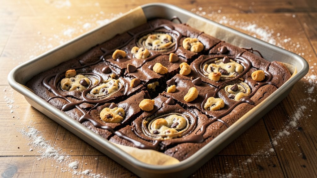 Pillsbury Cookie Dough Brownies Recipe: Fudgy Swirls With Hidden Cookie Dough Magic